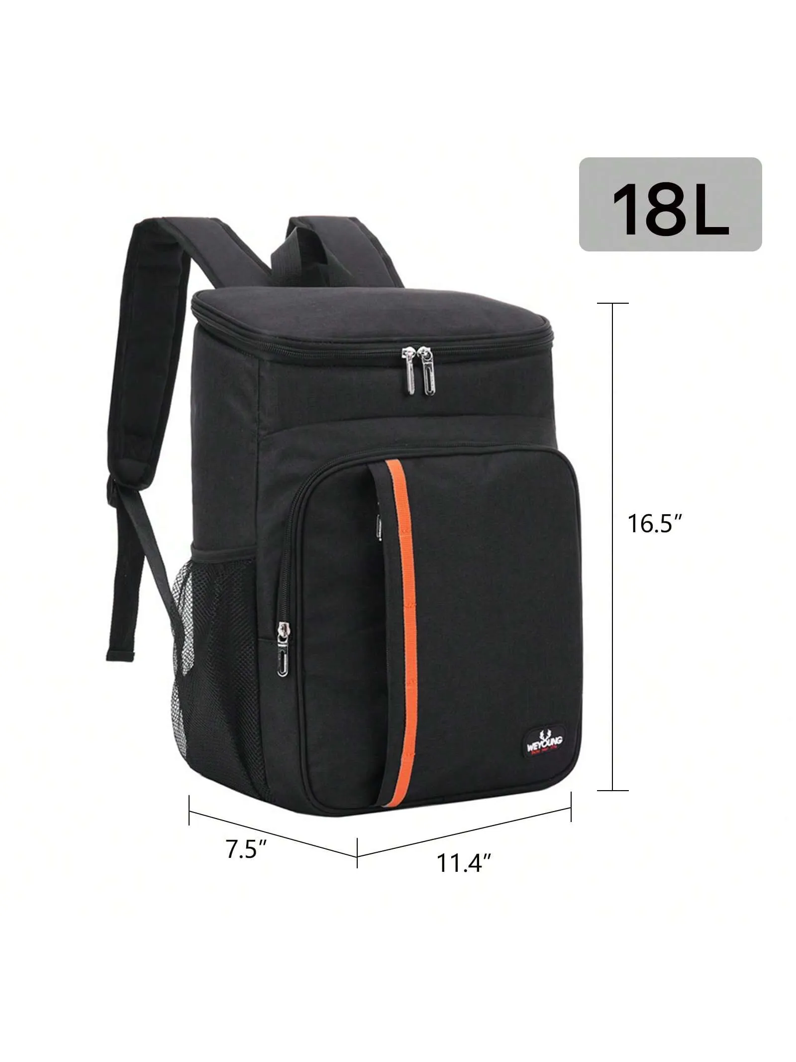 30 Cans Oxford Cooler Backpack Insulated Waterproof Cooler Lunch Bag