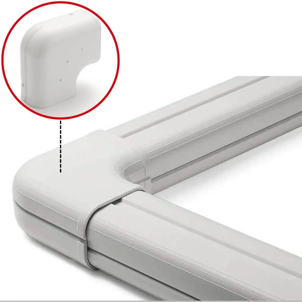 90° Flat Elbow Part, Line Cover Set for Split AC