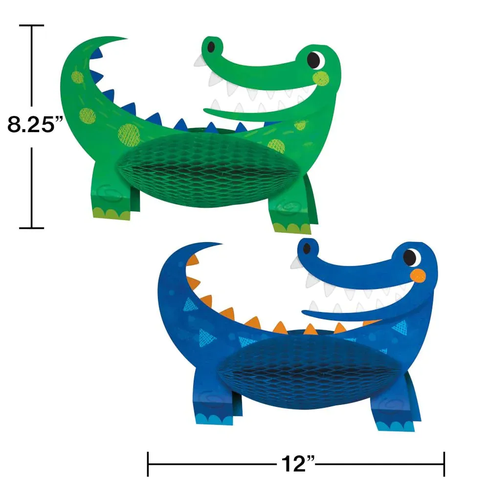 Alligator Theme 46 Piece Birthday Party Kit for 8