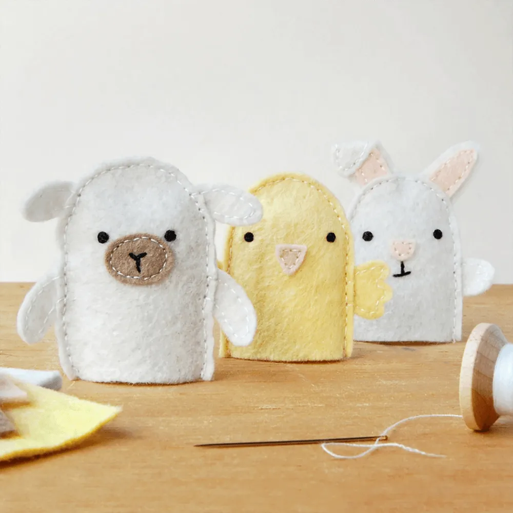Animal Finger Puppets Craft Kit