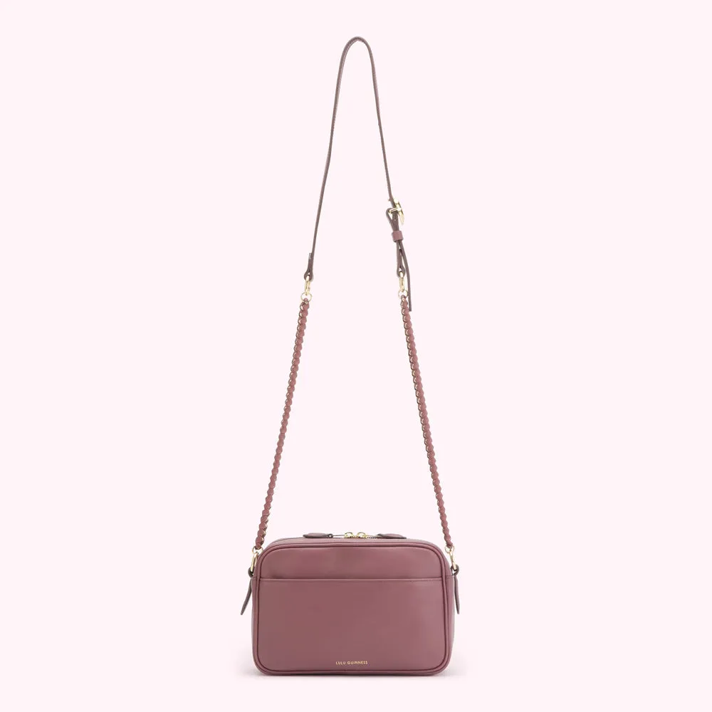 ASTER LIP RIPPLE QUILTED LEATHER BELLA CROSSBODY BAG