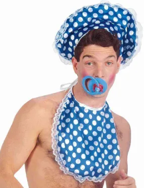Big Baby Accessory Kit with Bonnet, Bib, & Pacifier