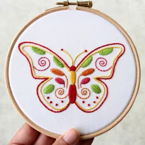Butterfly Embroidery Kit