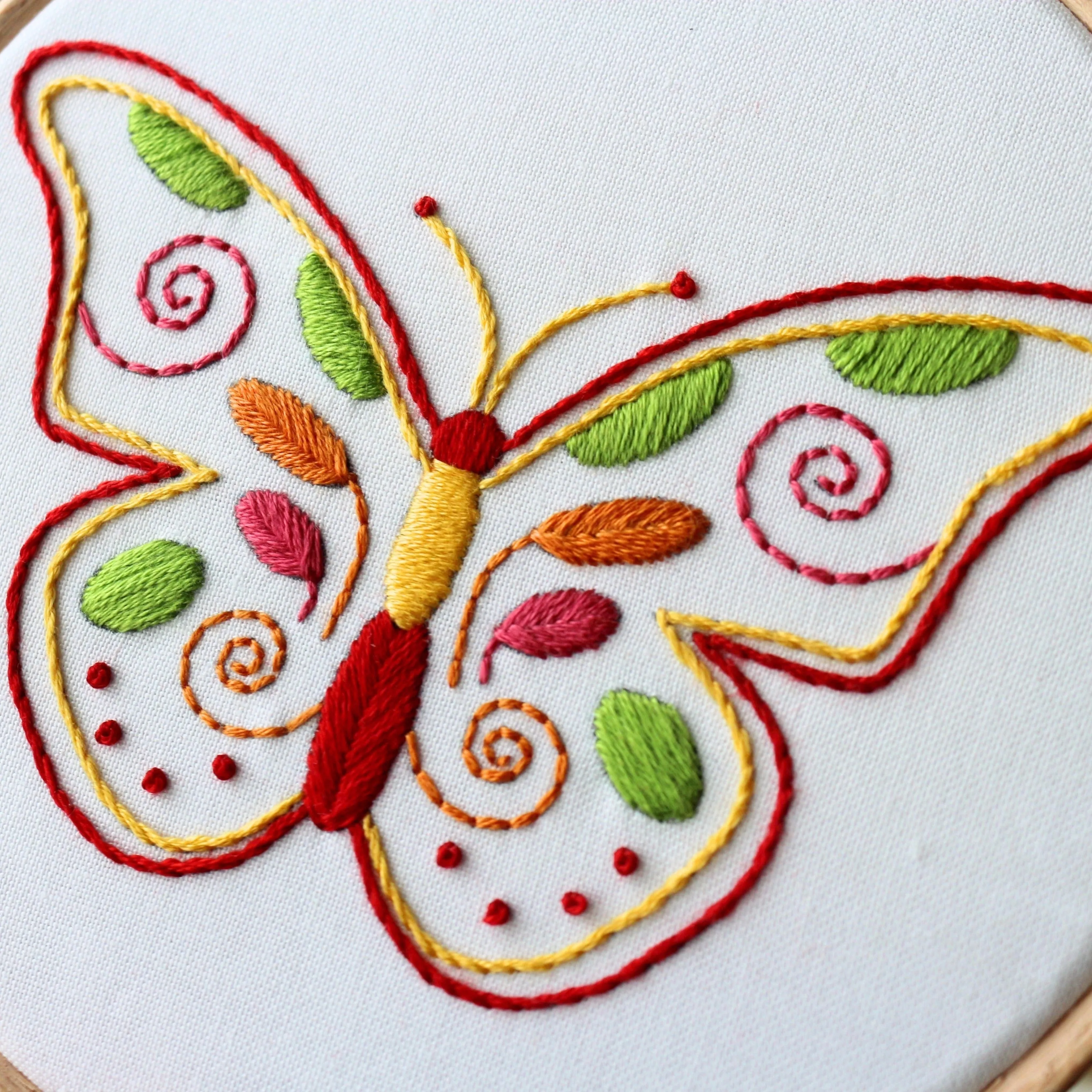 Butterfly Embroidery Kit