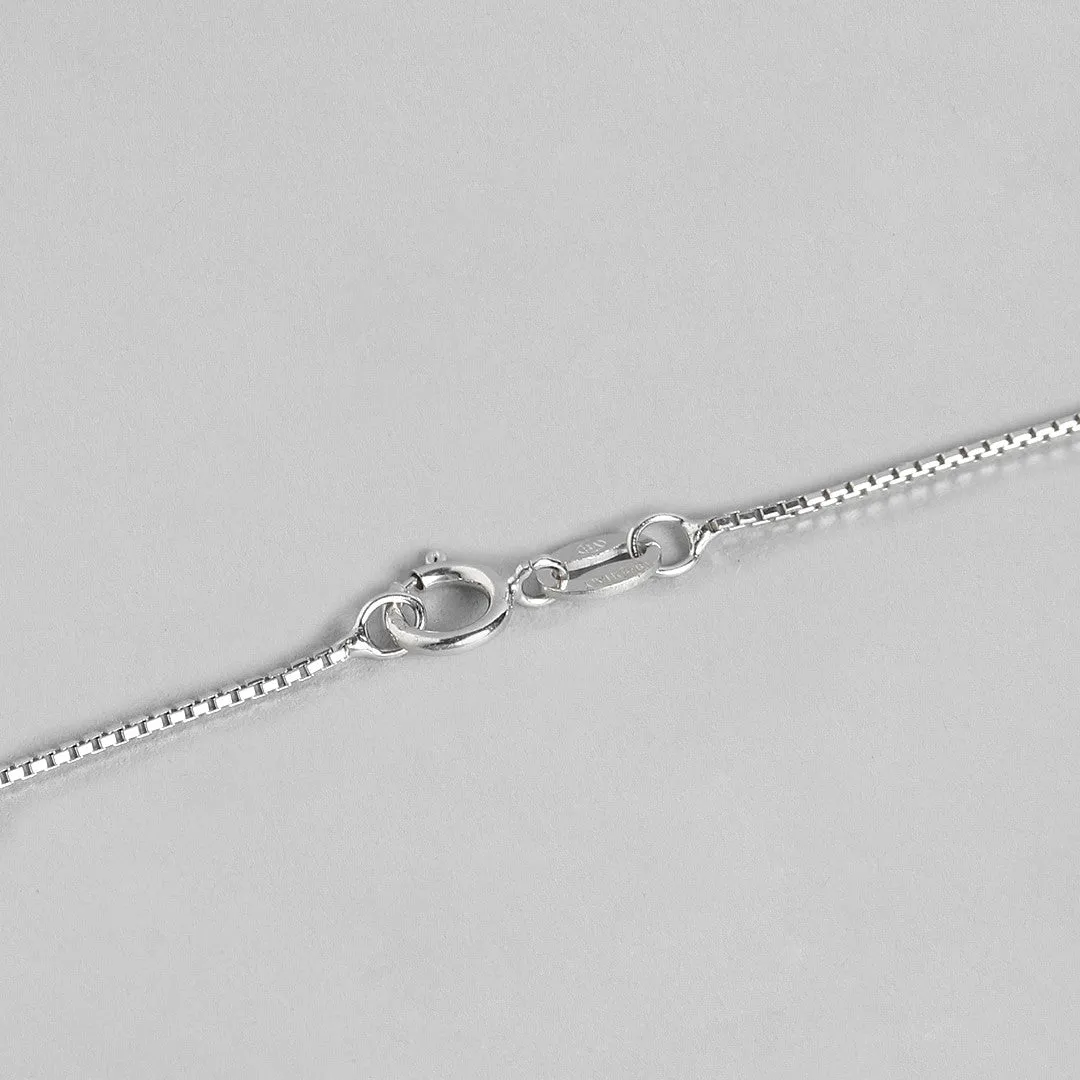 Charming Heart 925 Silver Pendant with Chain