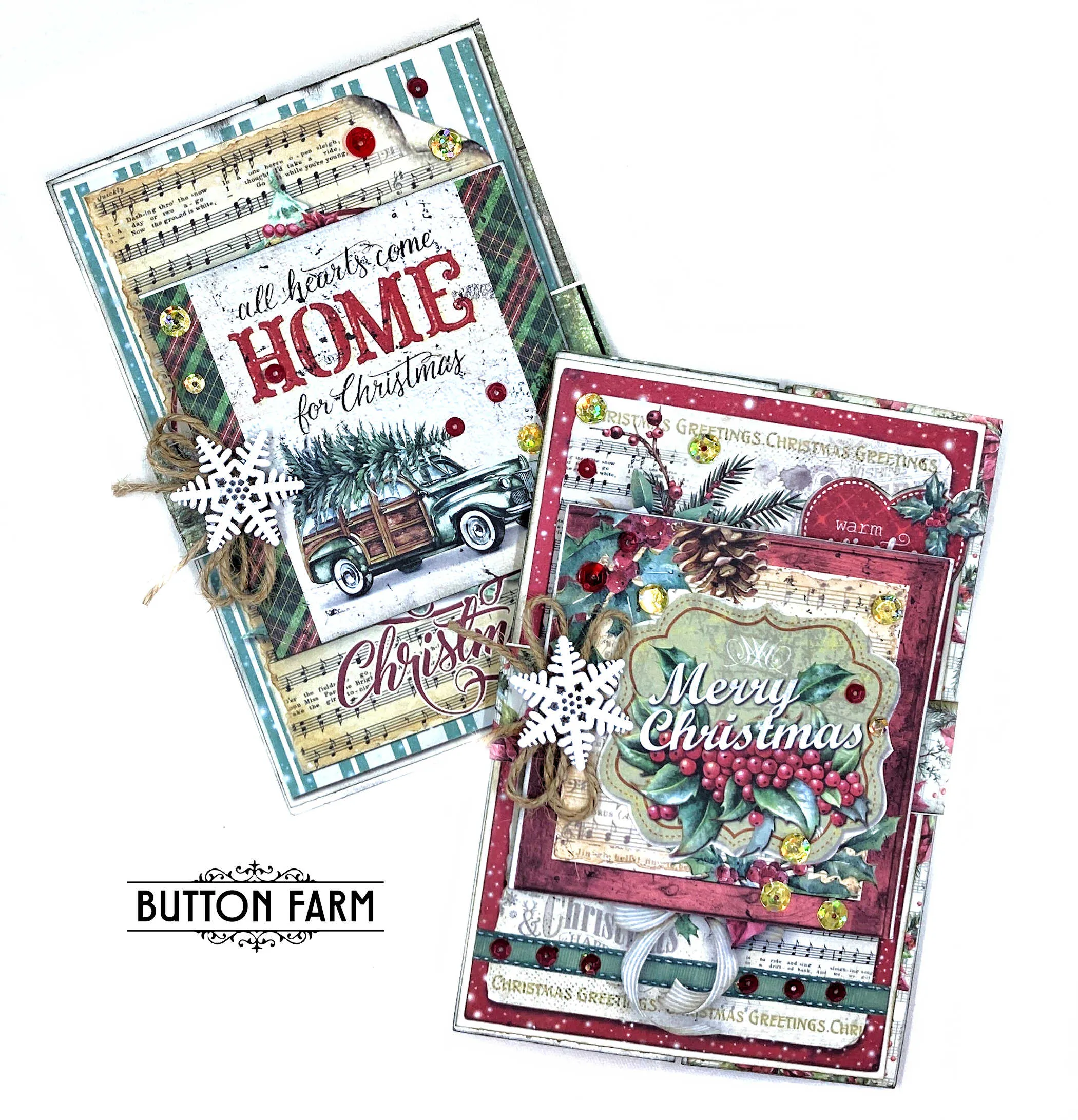 Christmas Vibes Christmas Card Kit by Kathy Clement - DIGITAL TUTORIAL