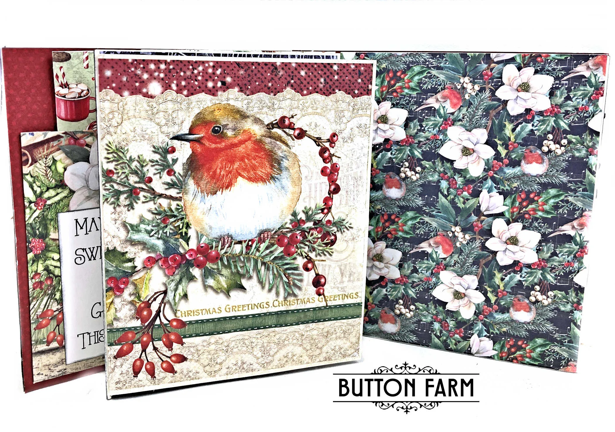 Christmas Vibes Christmas Card Kit by Kathy Clement - DIGITAL TUTORIAL