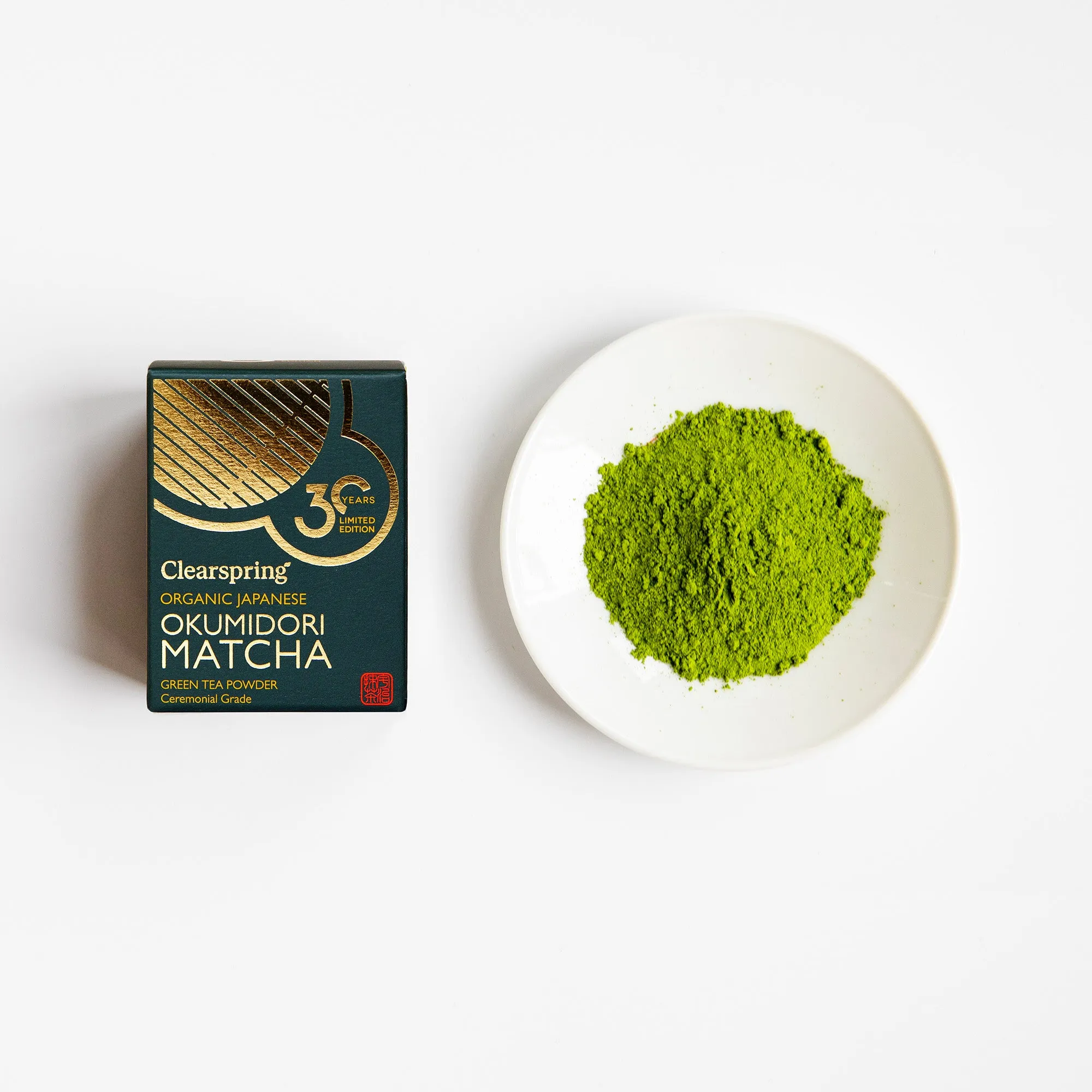 Clearspring Organic Japanese Okumidori Matcha - Ceremonial Grade 30g