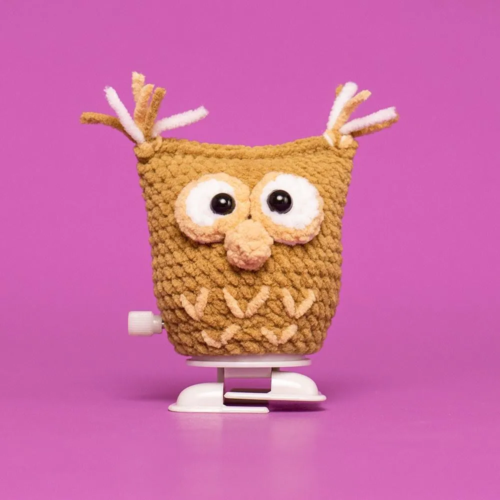 Cute Animal Walking Owl Crochet Kit