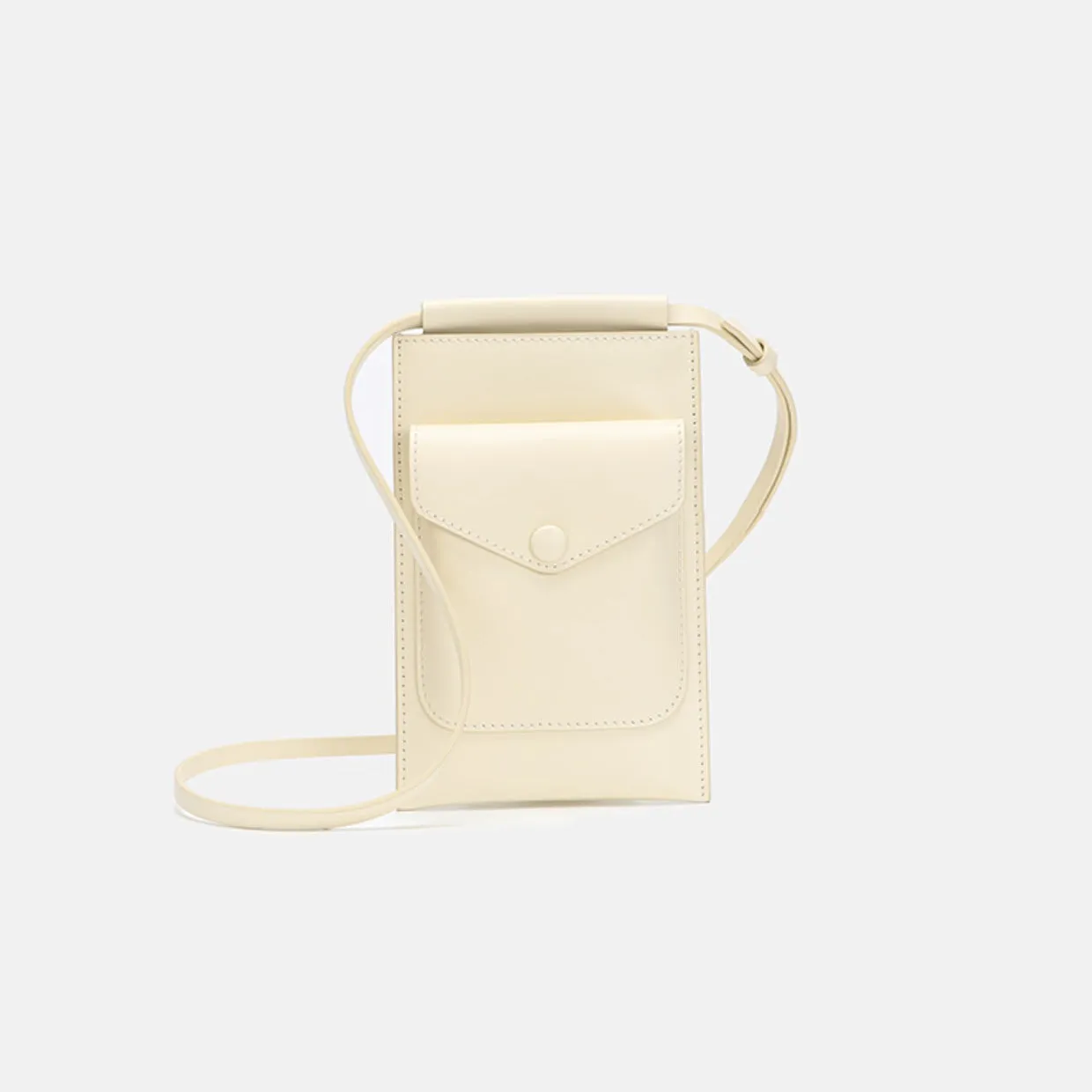 Cute Womens Mini Crossbody Phone Bags Black Leather Shoulder Bag