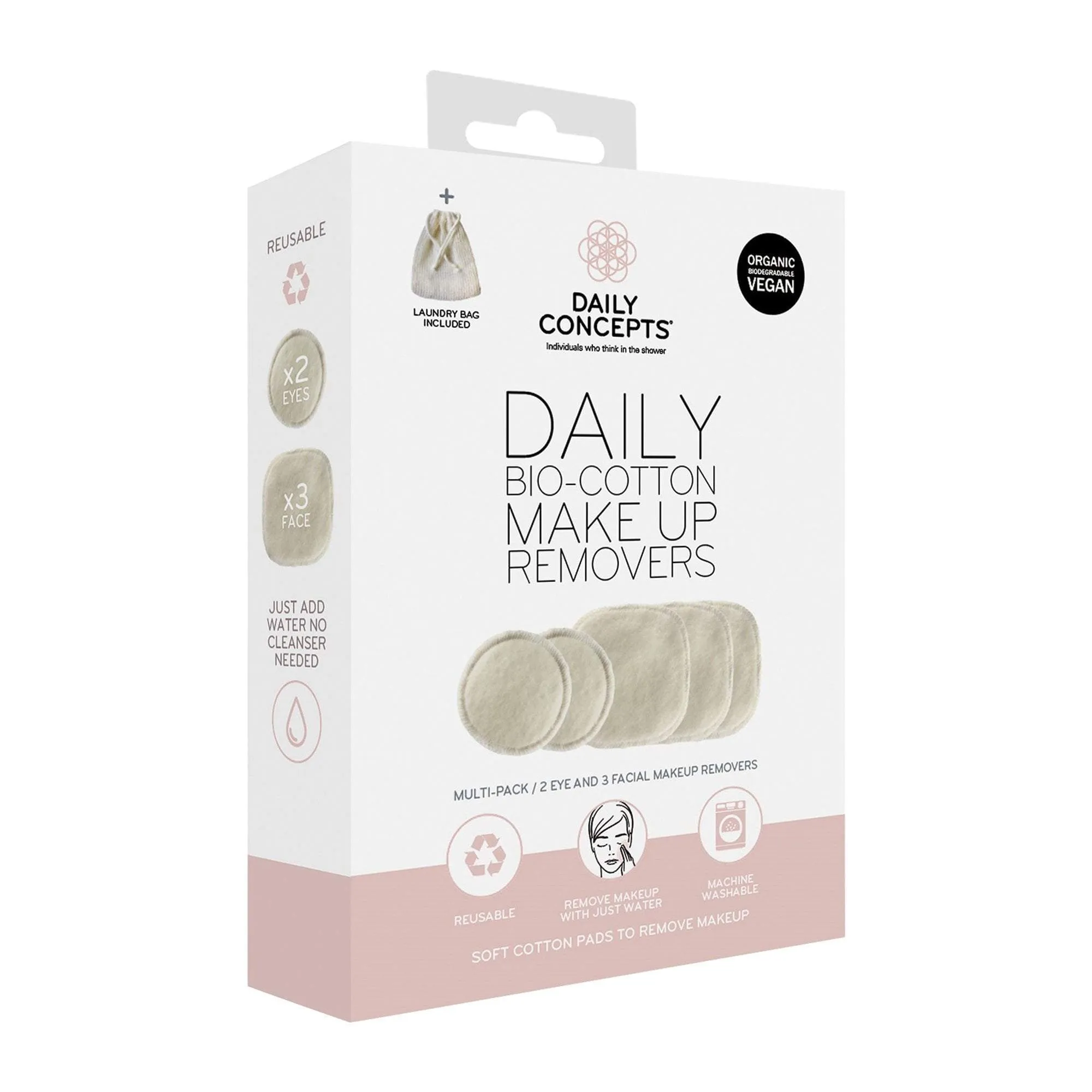 Daily Concepts Bio-Cotton Makeup Removers