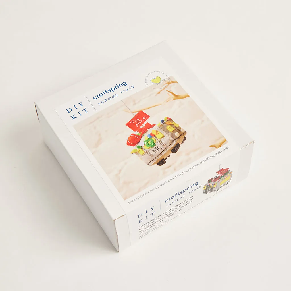 DIY KIT Subway Train Box