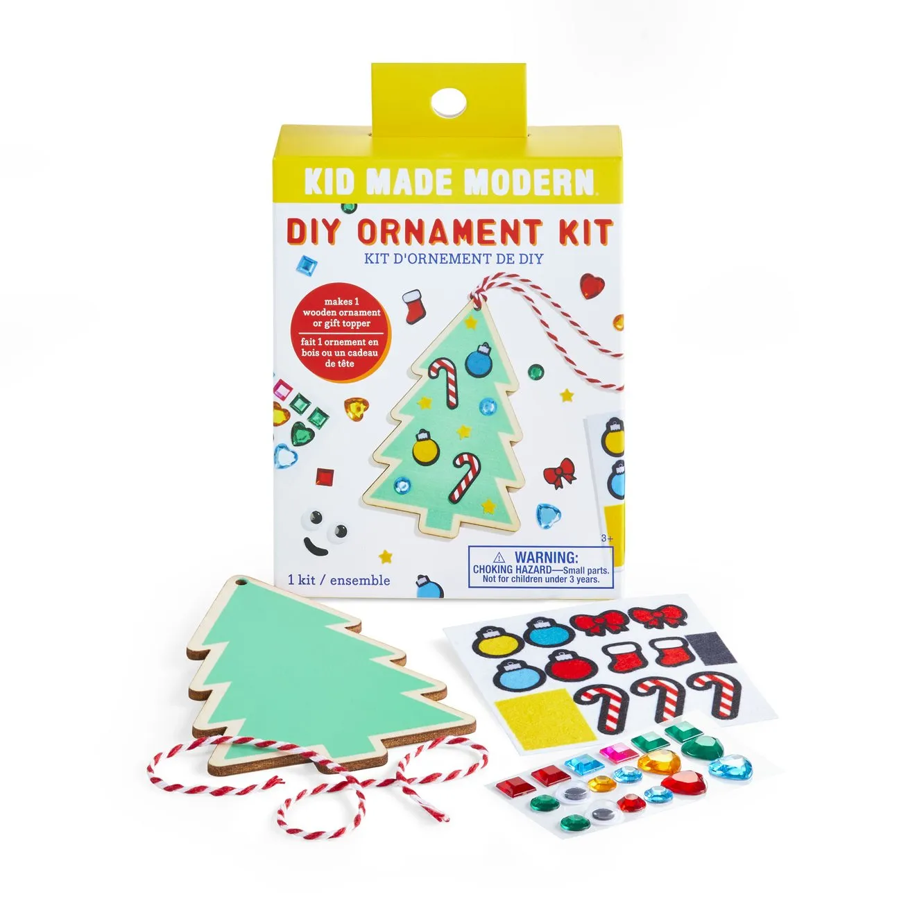 DIY Wooden Christmas Tree Ornament Kit