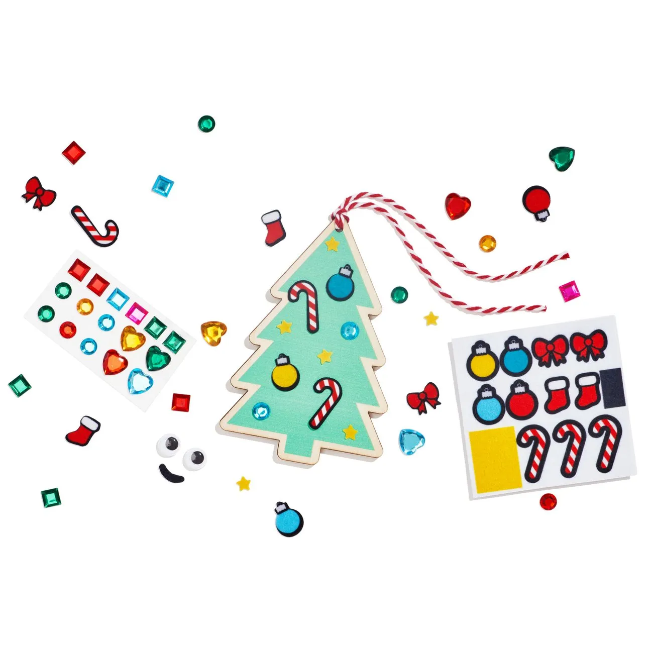 DIY Wooden Christmas Tree Ornament Kit