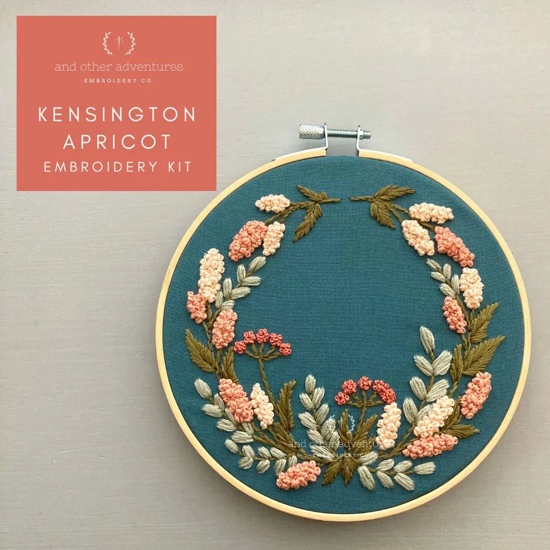 Embroidery Kit: Kensington Apricot