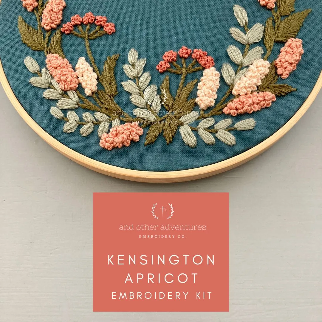 Embroidery Kit: Kensington Apricot