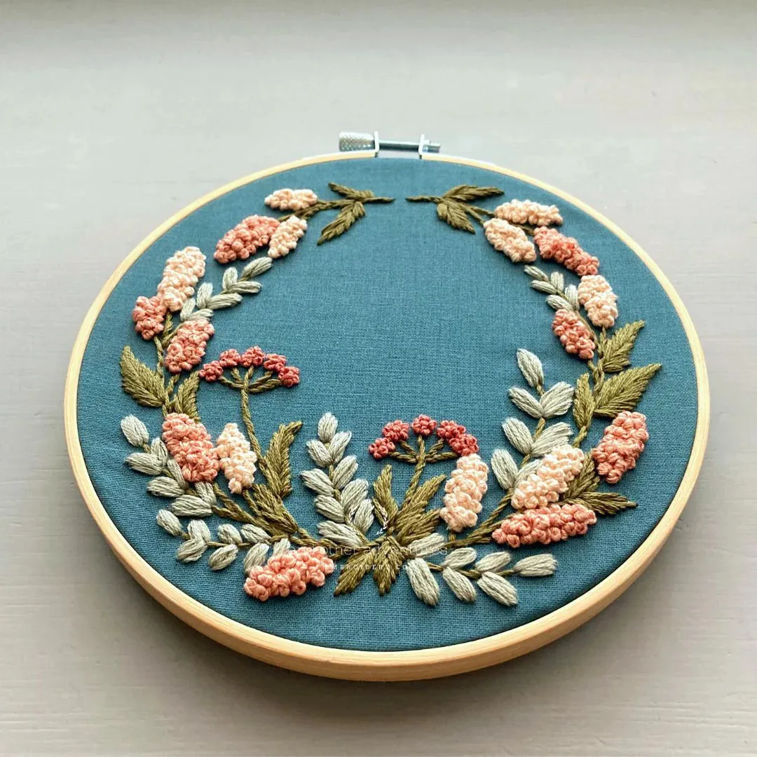 Embroidery Kit: Kensington Apricot