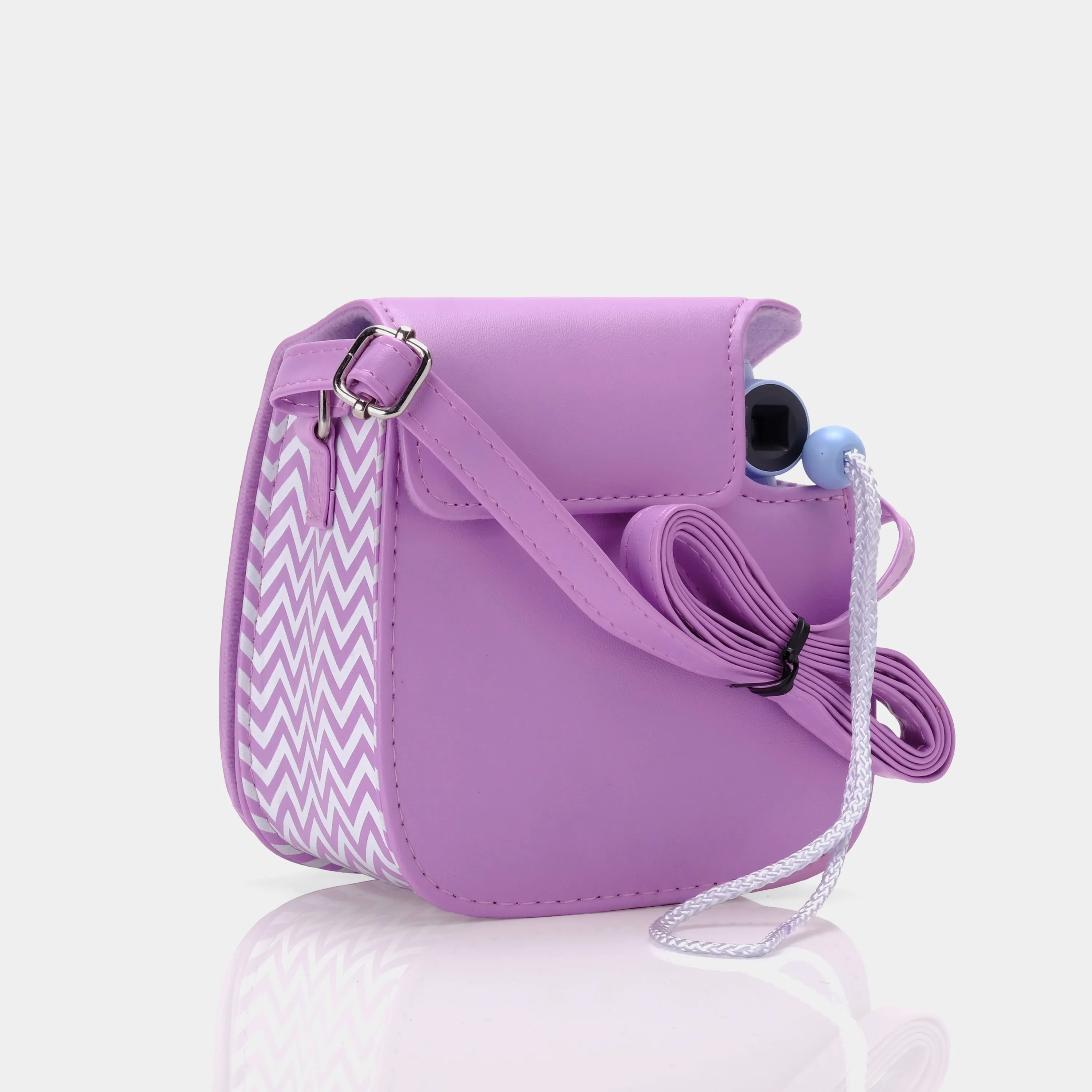 Fujifilm Instax Mini 7S Blue Instant Film Camera With Purple Bag - Refurbished