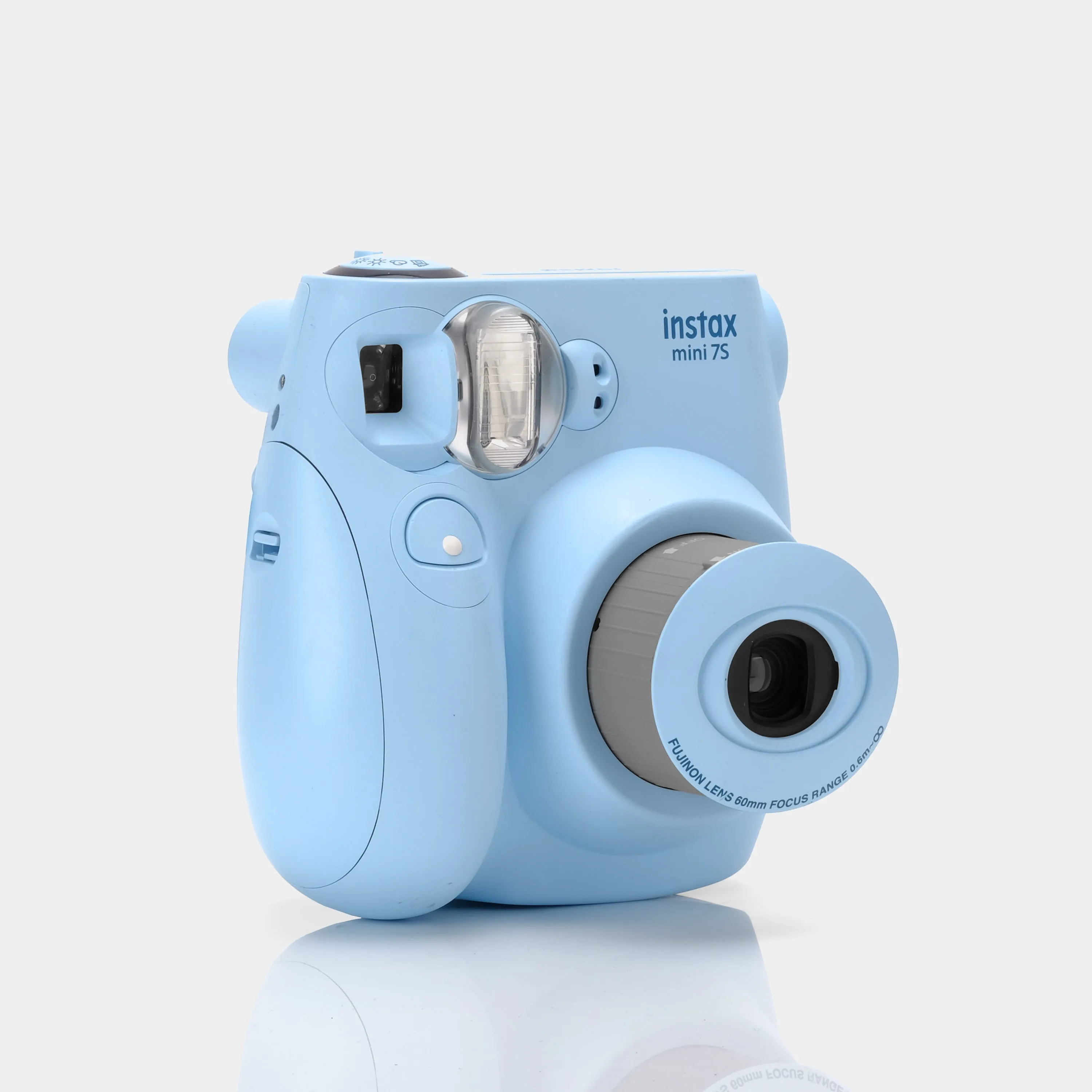Fujifilm Instax Mini 7S Blue Instant Film Camera With Purple Bag - Refurbished