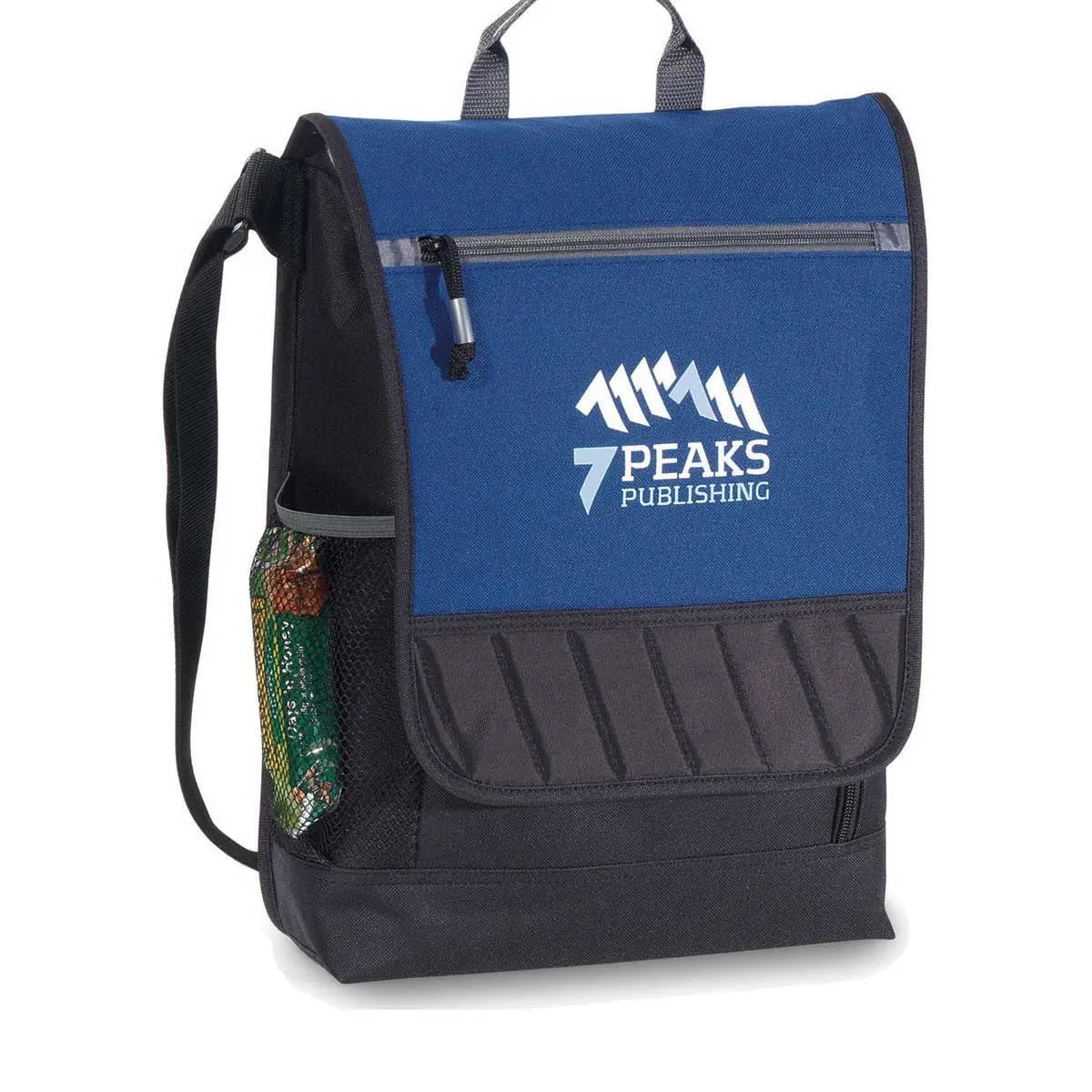 Gemline Royal Blue Passage Vertical Messenger Bag