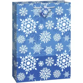 Gift Bag Jumbo, Winter Snowflake