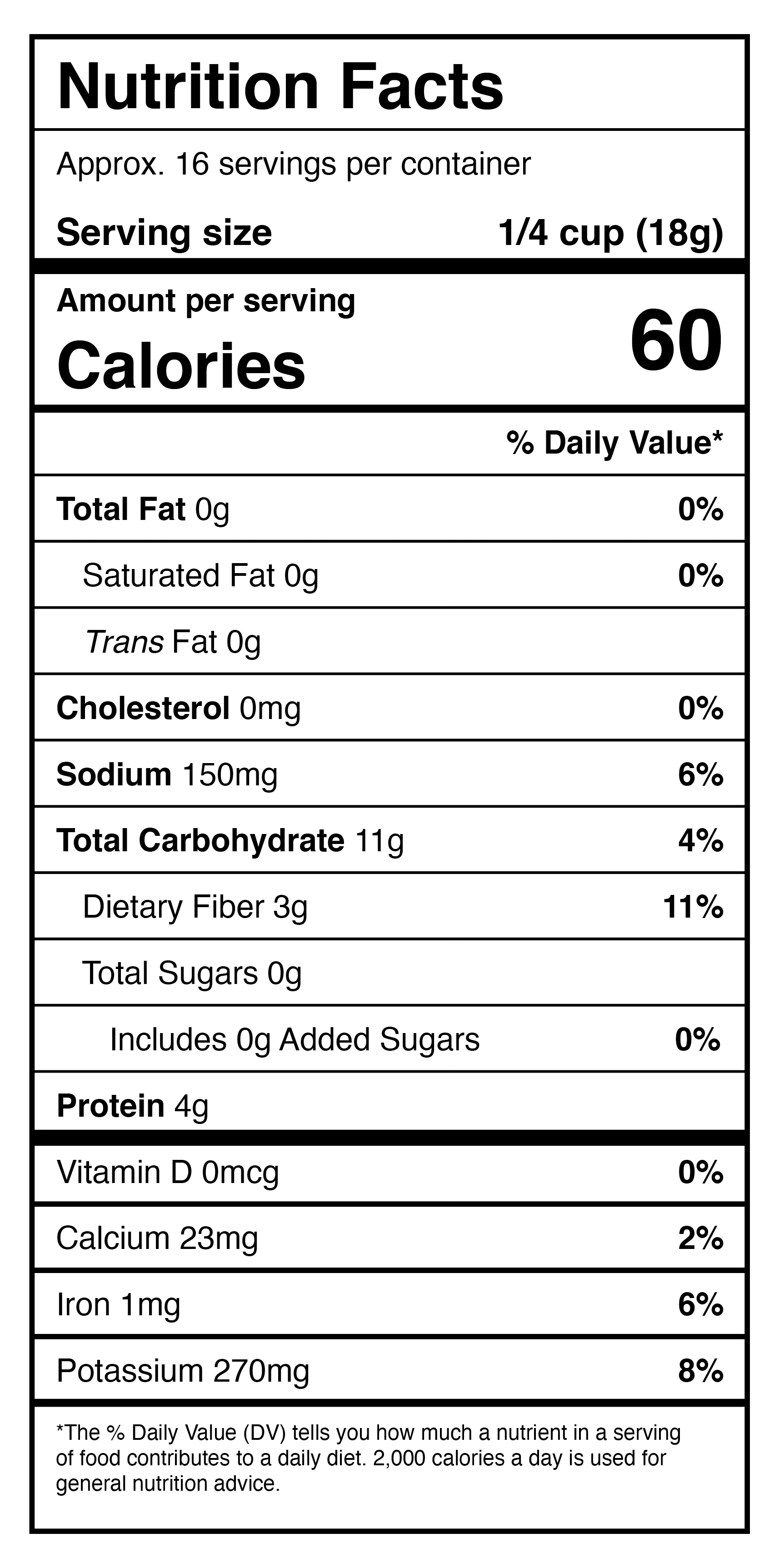 Harmony House Black Bean Flakes (11.5 oz)