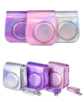 Holographic Instax Mini 11 Leather Case/Bag