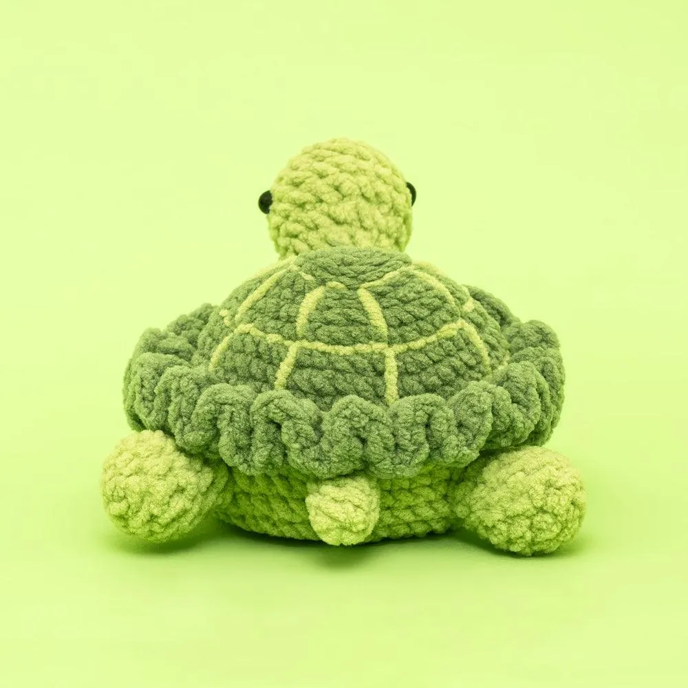 Intermediate Animal Turtle Coin Purse Crochet Kit