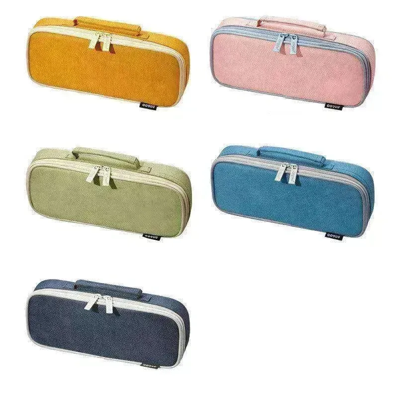 Korean Style Canvas Pencil Case for School
