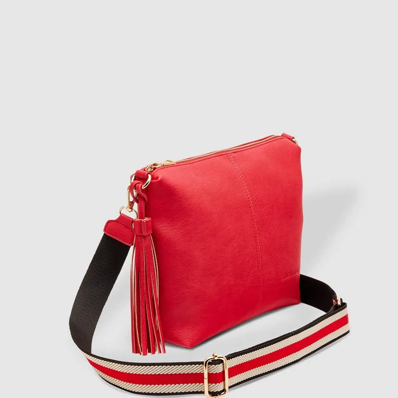 Louenhide - Kasey Crossbody - Raspberry Stripe
