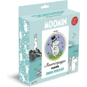 Moomin Cross Stitch Kit Moominpappa Dancing
