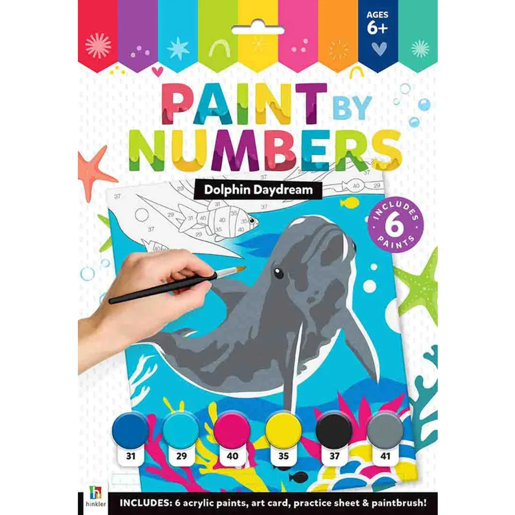 PAINT BY NUMBERS DOLPHIN DAYDREAM