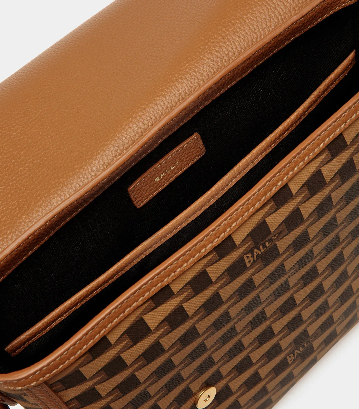 Pennant Messenger Bag Multi Brown