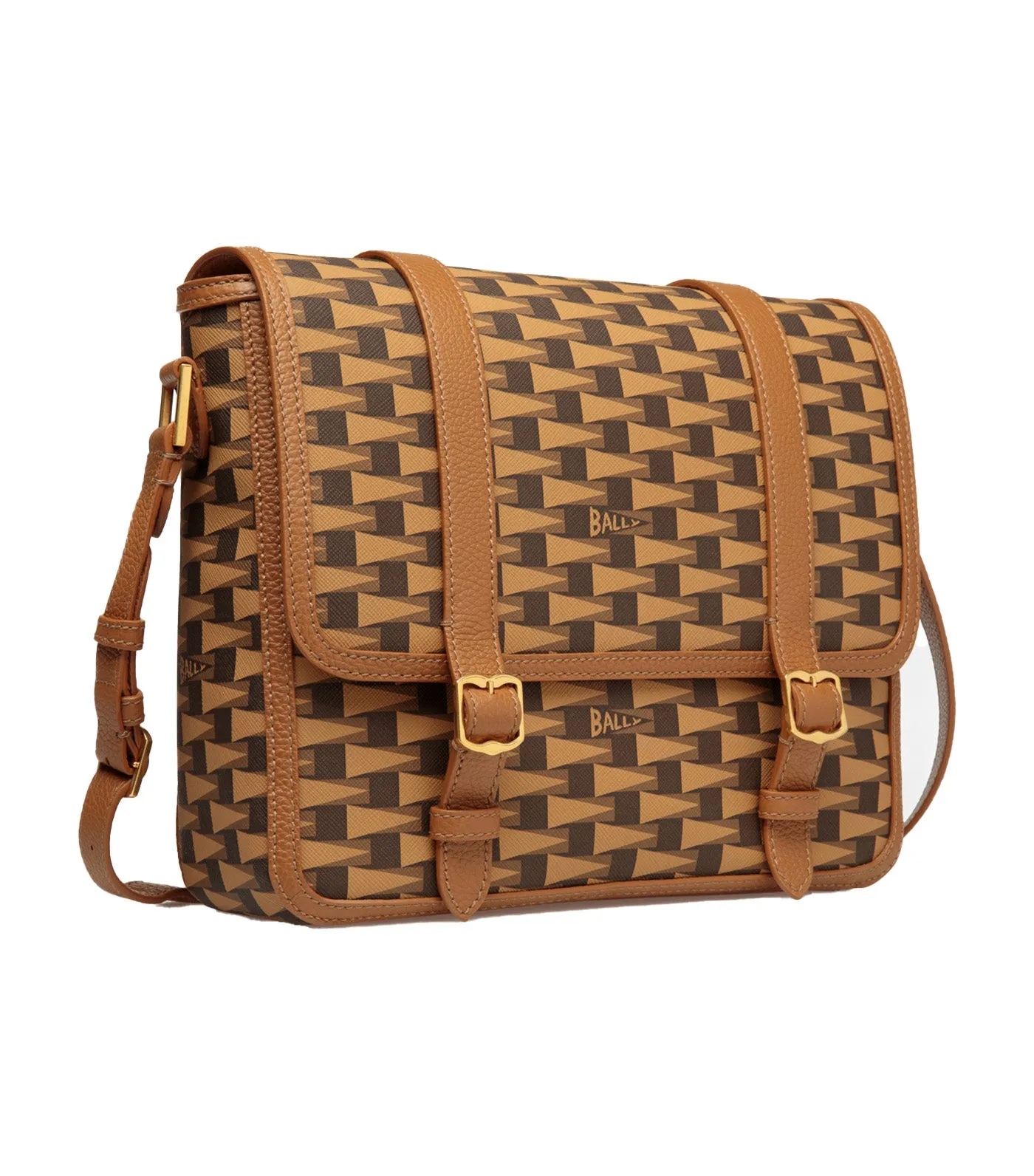 Pennant Messenger Bag Multi Brown