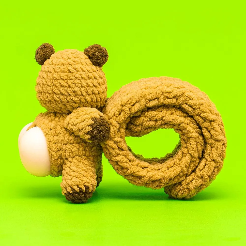 Press Bubble animal with Slap Bracelets Crochet Kit