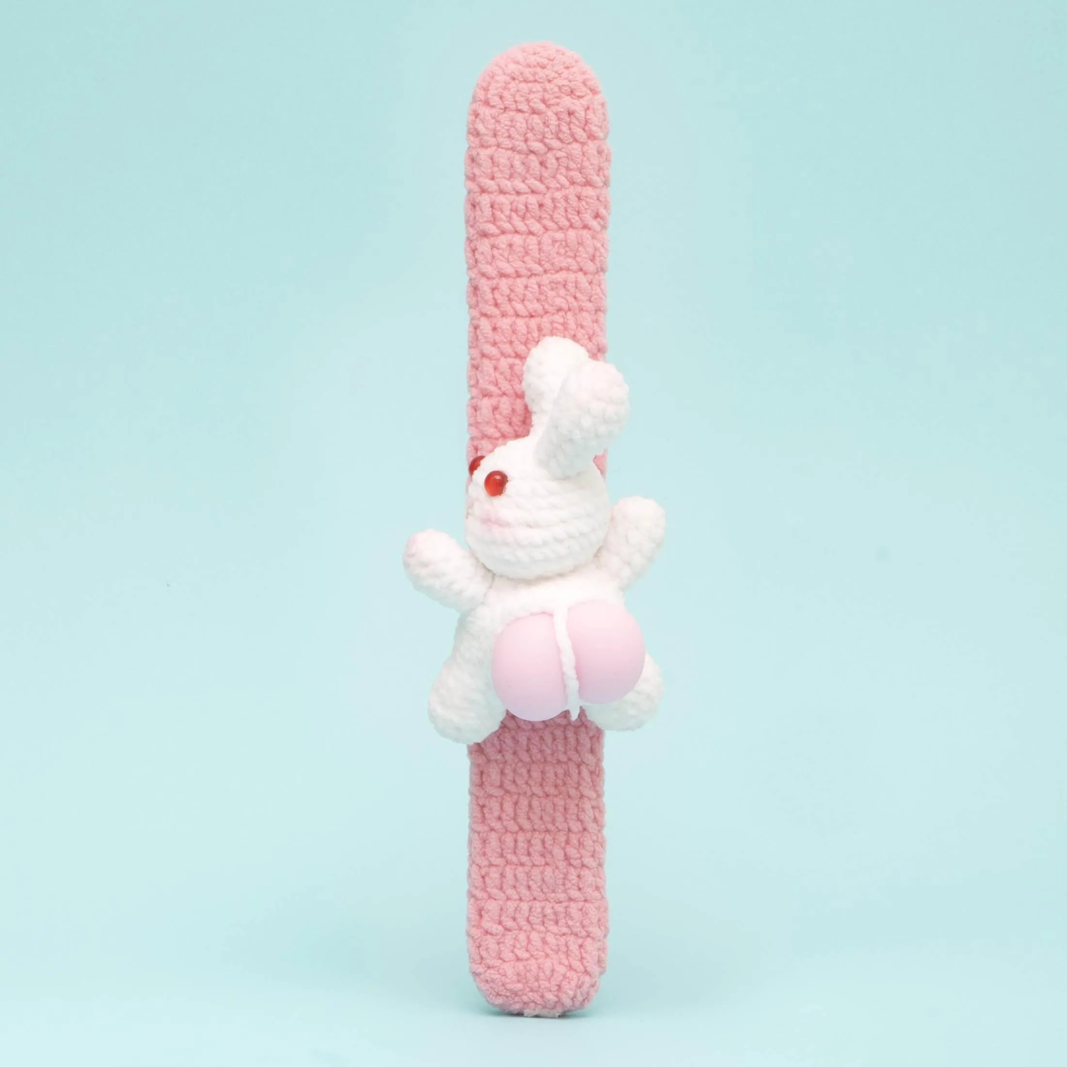 Press Bubble animal with Slap Bracelets Crochet Kit