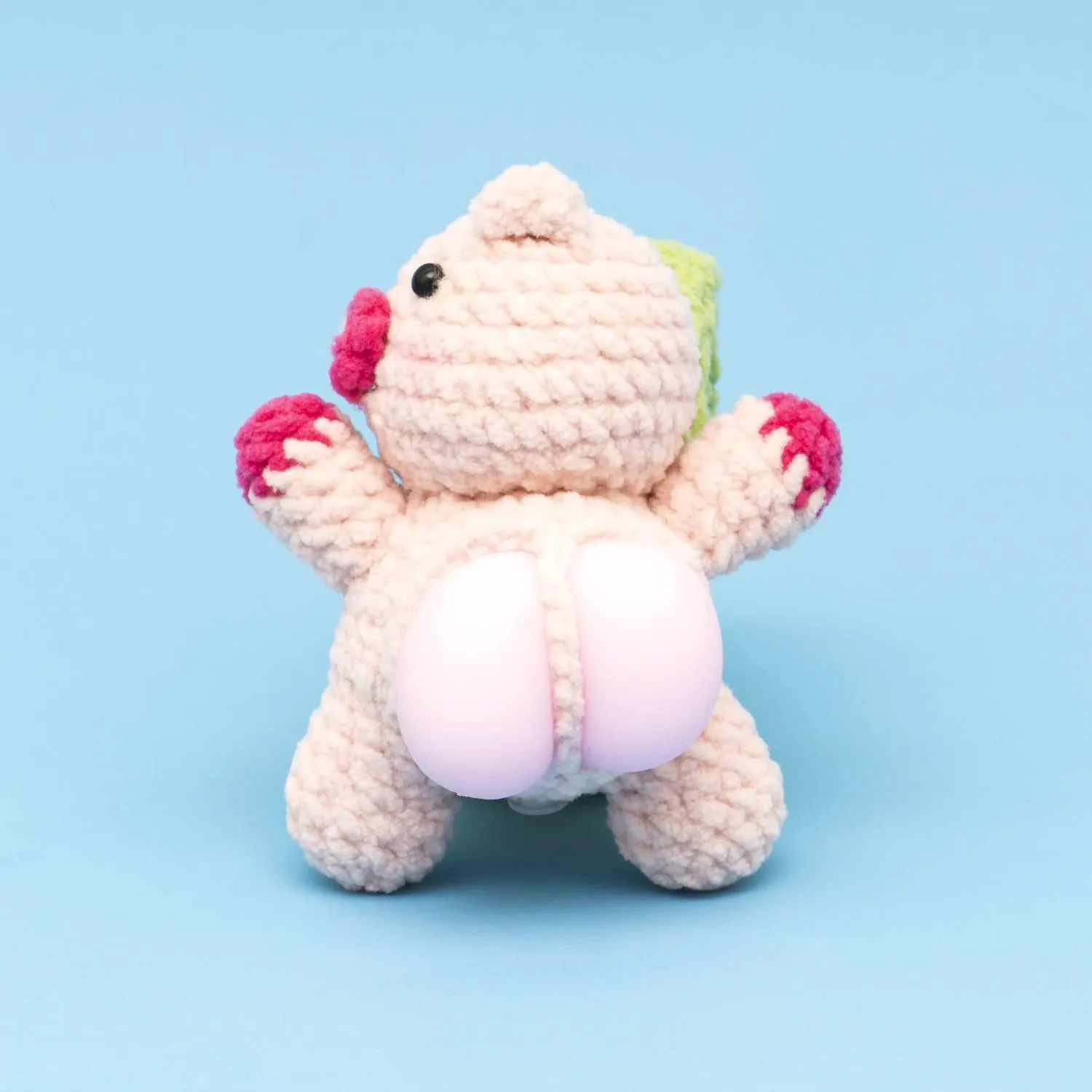 Press Bubble animal with Slap Bracelets Crochet Kit
