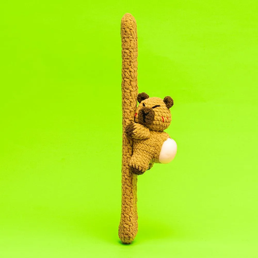 Press Bubble animal with Slap Bracelets Crochet Kit