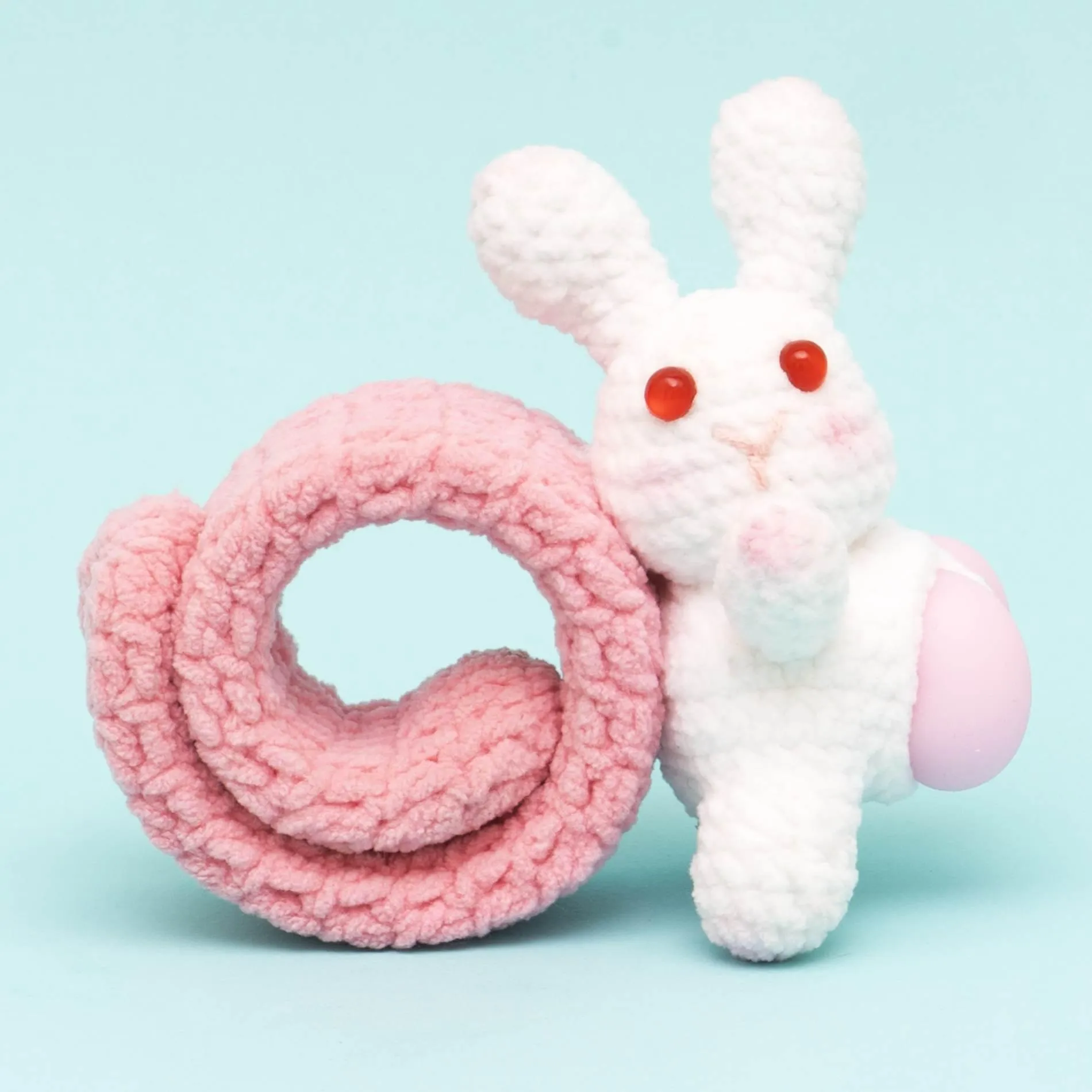 Press Bubble animal with Slap Bracelets Crochet Kit