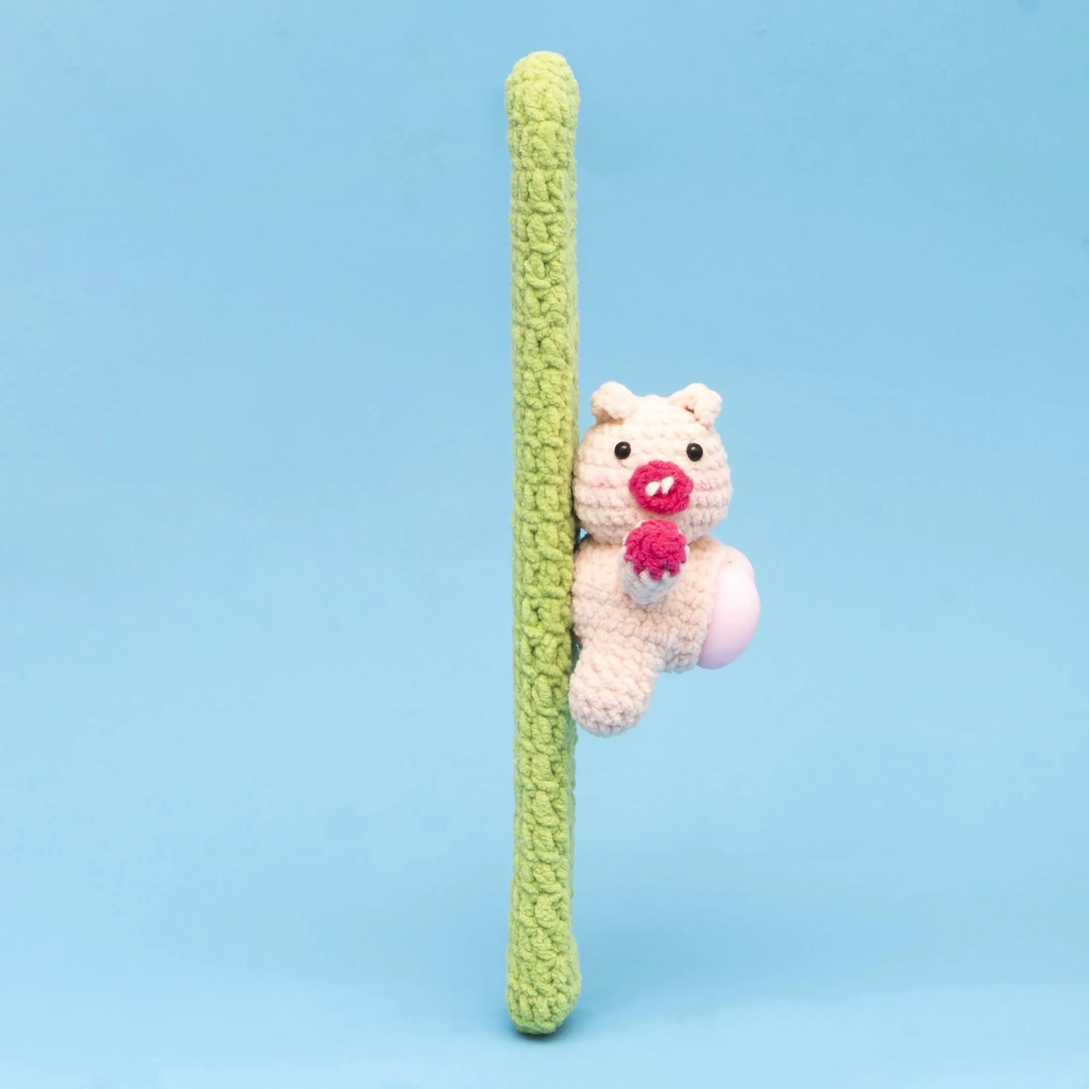 Press Bubble animal with Slap Bracelets Crochet Kit