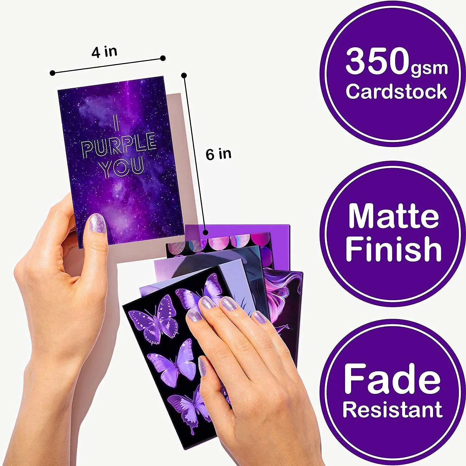 Purple E-Girl Wall Collage Kit