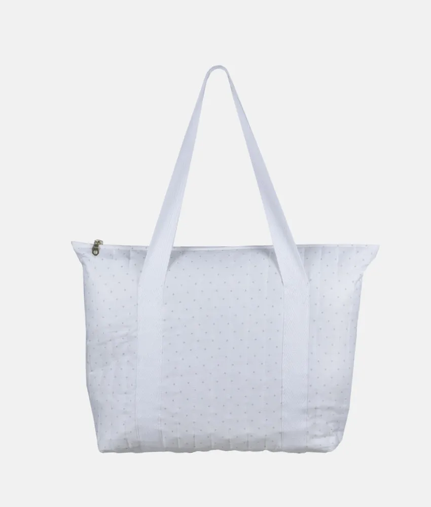 Quilted Baby Diaper Tote Bag – Cherry Theme