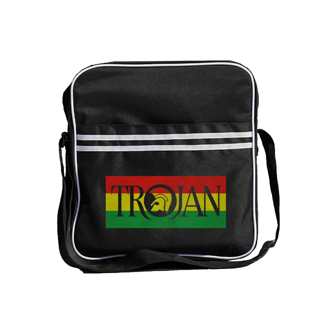 Rocksax Trojan Zip Top Messenger Bag- Flag