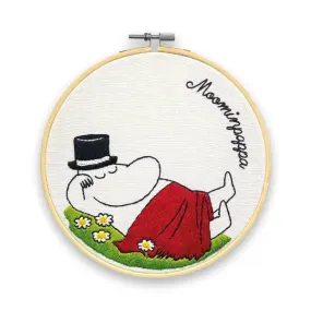 The Crafty Kit Co - Moominpappa Snoozing - Embroidery Kit