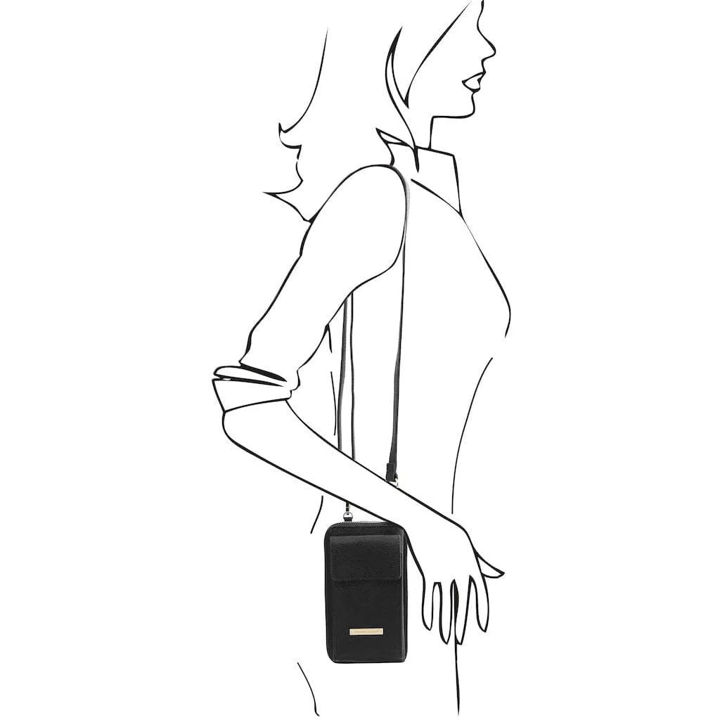 TL Bag - Leather wallet with strap - phone wallet | TL142323