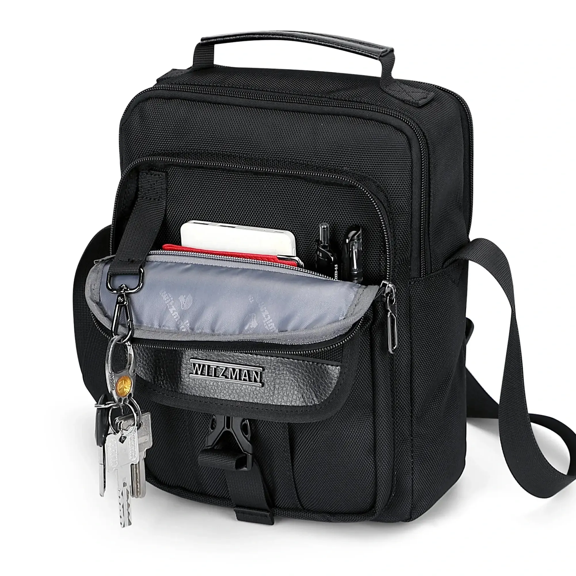 Travel Shoulder Bag Lightweight Small Casual Messenger Bag for Work Traveling