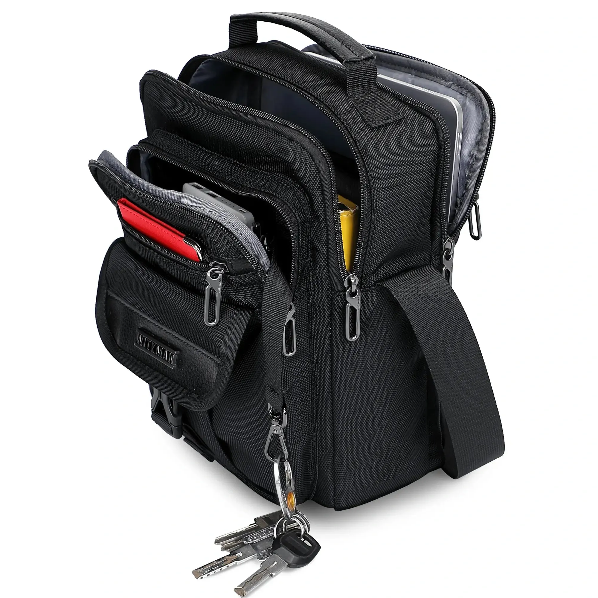 Travel Shoulder Bag Lightweight Small Casual Messenger Bag for Work Traveling