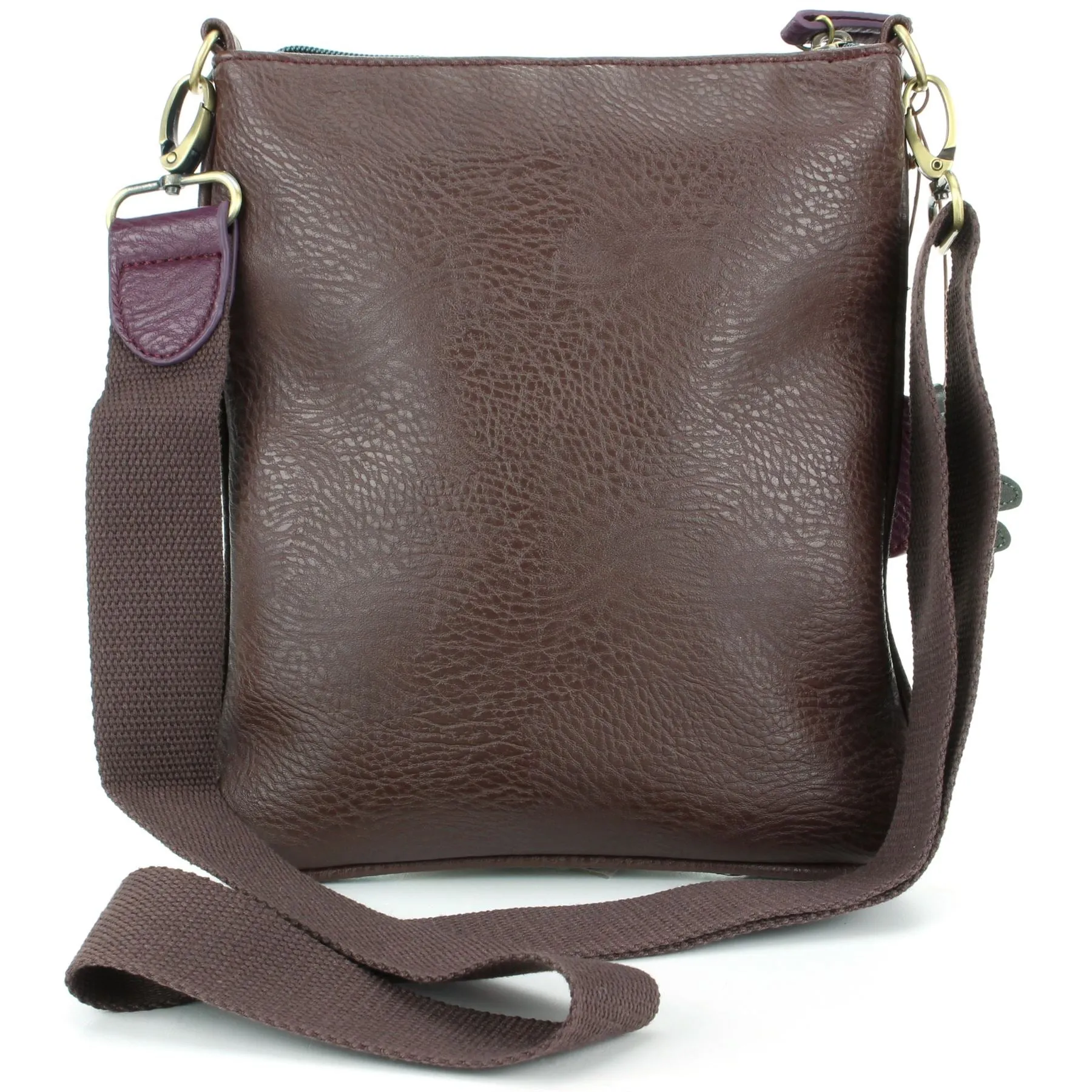 Tweed Cross Body Messenger Shoulder Bag Handbag - Green & Blue