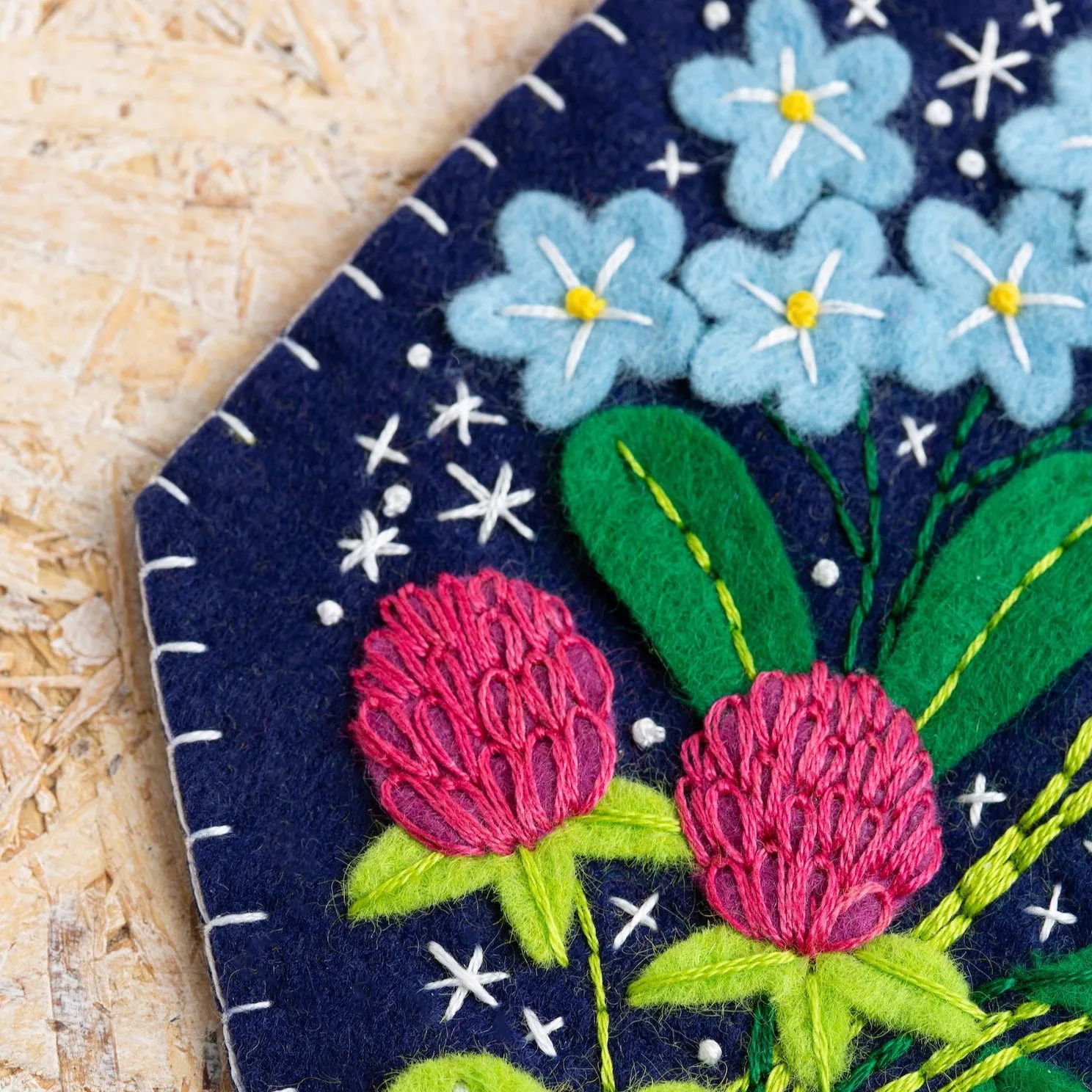 Wildflower Pennant Felt Craft Kit