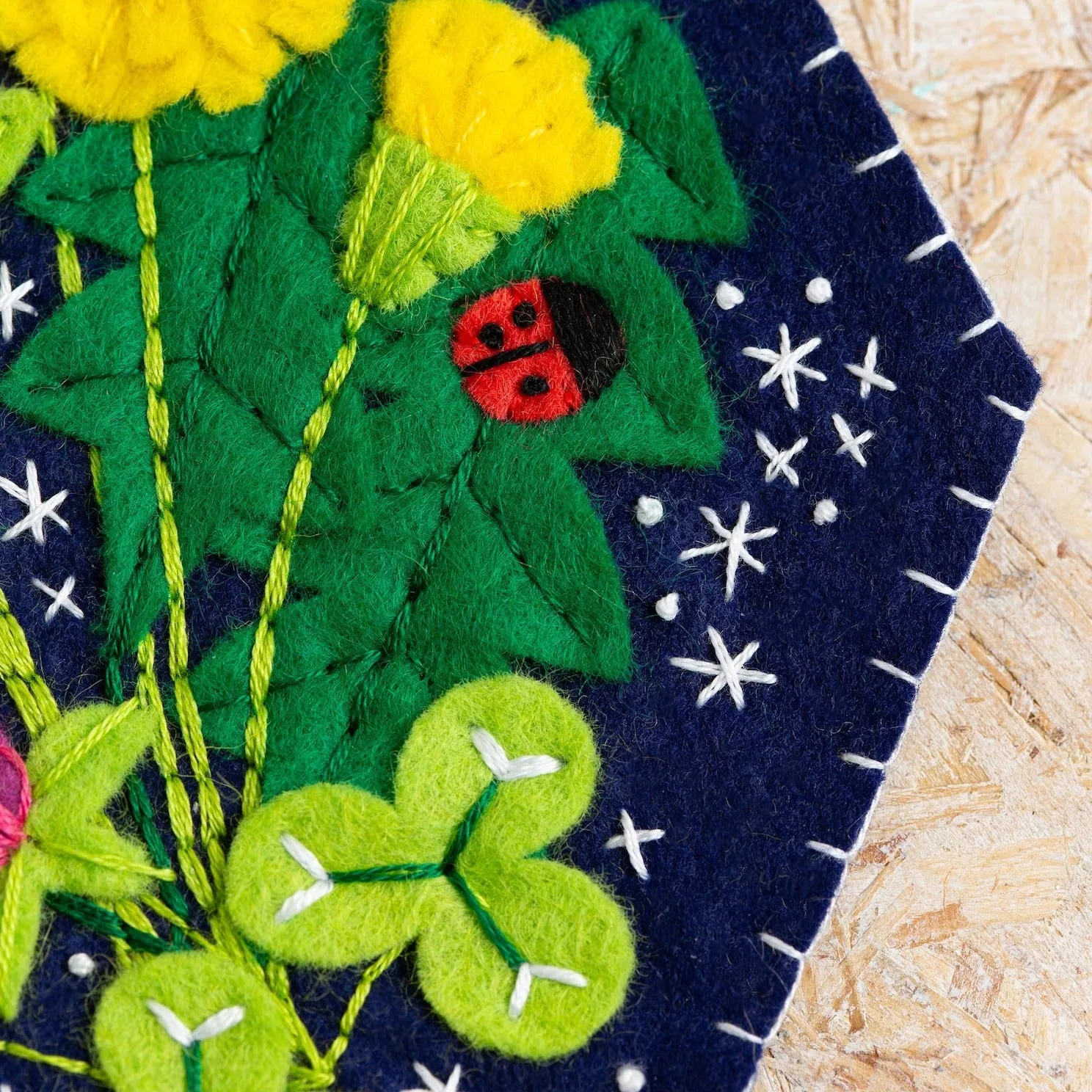 Wildflower Pennant Felt Craft Kit